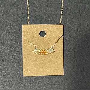 Sterling silver gold tone, necklace